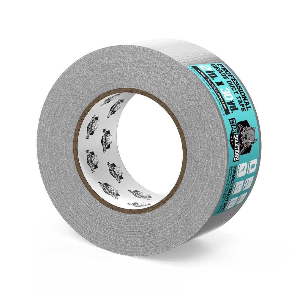FDS Grey Duct Tape – 2x30yd – Indoor and Outdoor Use – Easy to go Version