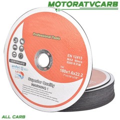 ALL-CARB 100 Pcs 7″×1/16″×7/8″ Cut-off Wheel Metal Stainless Steel Cutting Discs
