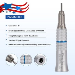 Low Speed handpiece Straight Nose Cone 1:1 Direct Drive YP UPS Dental