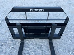 42″ Long 2,200 Pound Pallet Forks Attachment Fits Kubota Toro Mini Skid Steer