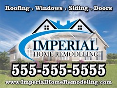 6 18×24 Full Color Custom Yard Signs – Printed One Side – Includes Stakes