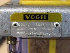 VOGEL LUBRICATOR PUMP MKU2-KW3-10003-V13 230V 16BAR 0.2L/MIN – USED
