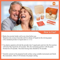 Zinc Oxide Eugenol Dental Care Kit: Instant Tooth Repair for Crowns & Bridges