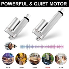 100mm 4″ Linear Actuator DC 12V Heavy Duty 4Inch Stroke 330 Pound Max Lift Motor