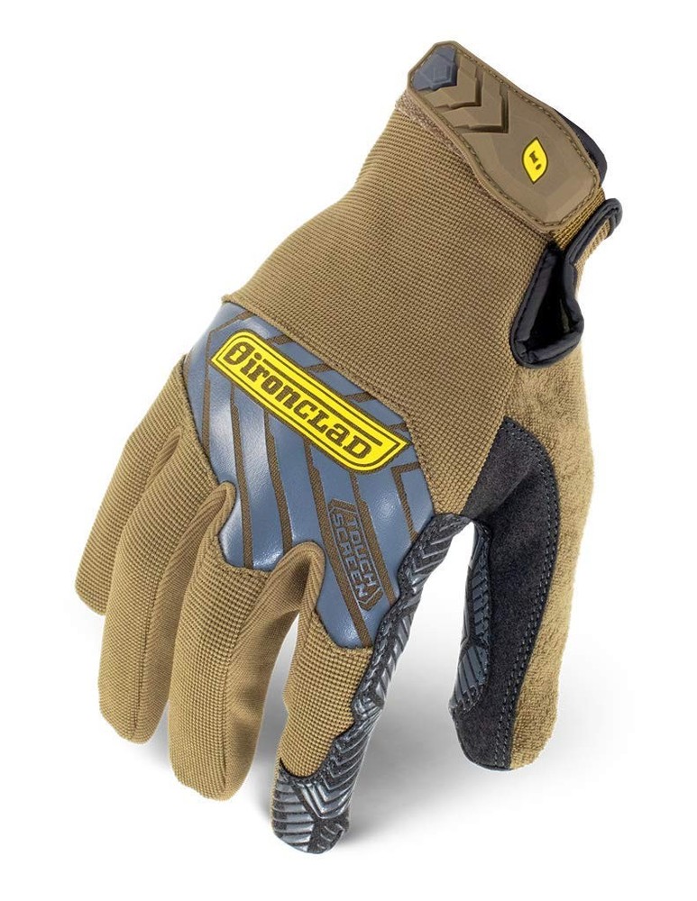 Command Grip Work Gloves; Touch Screen Gloves Conductive Palm and Fingers, Ex…