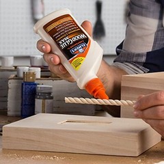Elmer’s E7310 Carpenter’s Wood Glue Max, Interior/Exterior, 16 Ounces , Tan