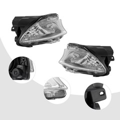 Halogen Fog Light Assembly Pair for 2007-2010 LS460 OE 8121150090 8122150090