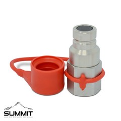 3/4″ Flat Face High Flow Hydraulic Quick Connect Male Coupler, 3/4″ NPT Thread
