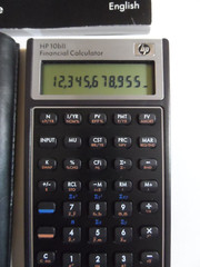 HP 10bll Financial Calculator + Manual – EXCELLENT