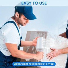 TICONN Stretch Wrap Film Roll, 1000ft Industrial 5”-1PK, Clear