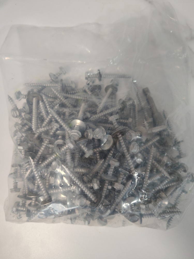 150 2 Inch Metal Roof Screws To Wood,Bit Included,Ruspert Coating,Epdm Washer!!