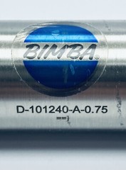 BIMBA D-101240-A-0.75 PNEUMATIC CYLINDER DOUBLE ACTING 3/4″ TO 2-1/2″-STROKE