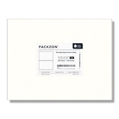Shipping Labels with Self Adhesive, Square Corner, for Laser & Inkjet Printer…