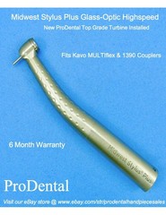 Midwest Stylus Plus Glass-Optic Highspeed Dental Handpiece – ProDental