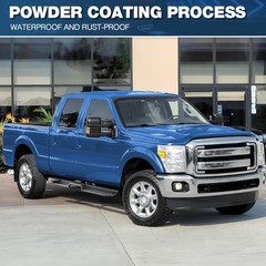 Running Boards for 1999-2016 F-250/F-350 SuperCrew, Heavy-Duty Work Steps