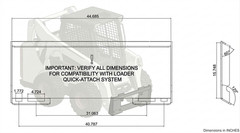 Hydraulic Breaker Hammer Attachment for Bobcat Skid Steer Rock Concrete Breaking