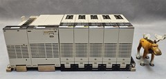 OMRON SYSMAC C200HE CPU Unit w/ C200H-ID215, OD215 & C200HW-BC051, PA204