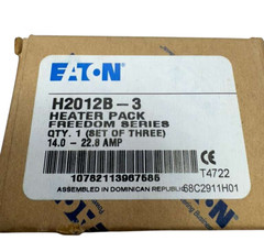 (Set of 3) Eaton Cutler-Hammer H2012B-3 Heater Pack Freedom Series, 14.0 – 22.8A