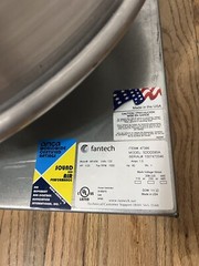 Fantech 8” Roof Ventilator Direct Drive Downblast 5DDD085A, 1/25 HP, 115V, 1 PH