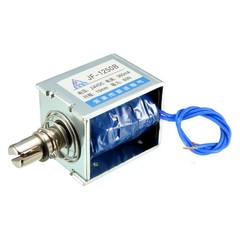 DC 24V 360mA 60N 10mm Pull Push Type Frame Linear Motion Solenoid Electromagnet