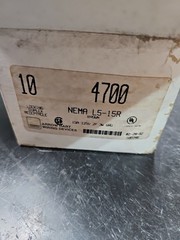 Lot 5 Duplex Twist-Lock Receptacle 15A 125V L5-15R Hart Grounding Arrow 4700
