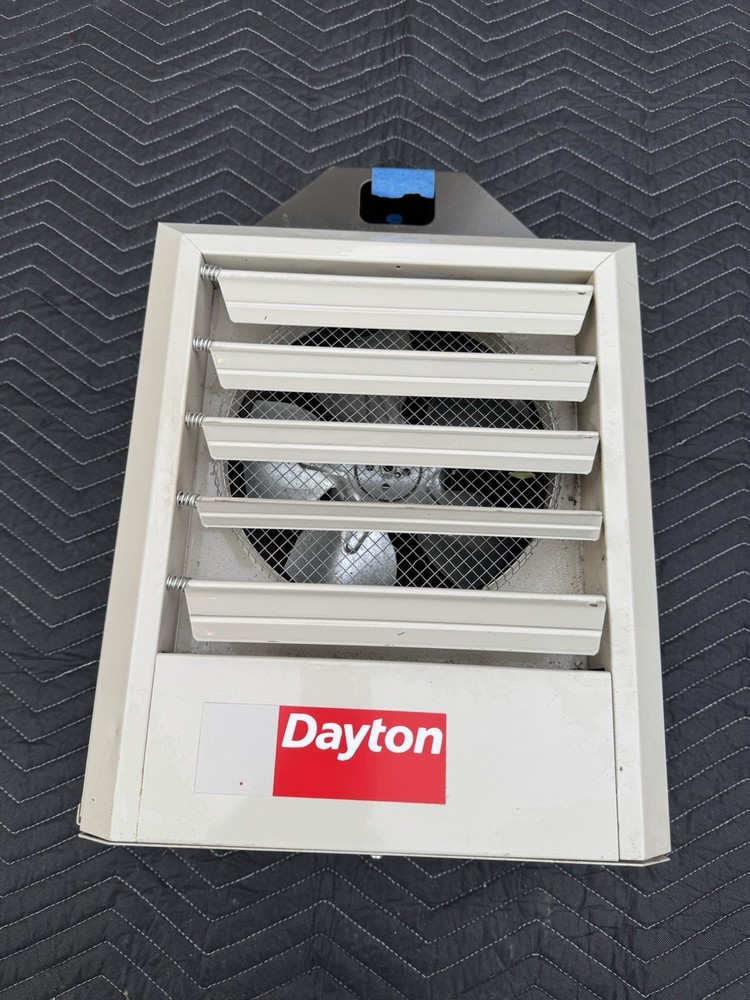 Dayton 2YU64 Electric Wall or Ceiling Unit Heater, 277V AC, 1 Phase, 17,000 BtuH