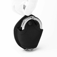 2PC Tactical Handcuff Case Police Holster Molle Pouch Nylon Belt Handcuff Holder