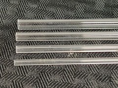 Laboratory Fused Silica Quartz Glass Tubing 3-6mm, 1mm Wall, 12” (300mm) Lengths