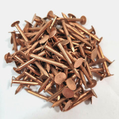 1 1/4″ SMOOTH Plain Shank Solid Copper Roofing Nails 10 gauge (100 pcs)