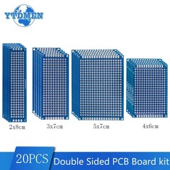 Double Side PCB Prototype Board Printed Circuit Protoboard DIY Circuit 2*8 5*7cm