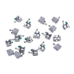 50 Sets AZDENT Dental Ortho MIM Monoblock Brackets Mini Roth.022 Hooks 345