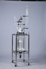 50L Large Lab Chemical Jacket Reactor Glass Reaction Vessel Digital Display USA