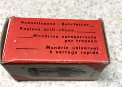 Machinist Tools: Mandrin 0-1/4″ Keyless Drill Chuck (NOS) 5/8″ Arbor Italy
