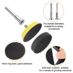 388PCS 2 inch Roll Lock Sanding Discs Set w/ 1/4 Holder Die Grinder Quick Change