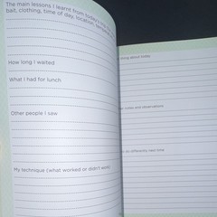 Arcturus Fishing Journal Guided Diary with Prompts ISBN 978-1-3988-5000-2