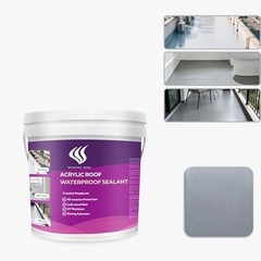 Waterproof Sealant, Grey, 1 Gallon, Interior/Exterior Roof & Basement,Coverag…