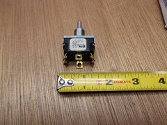 McGill 1121-0007 Toggle Switch On Off (On) Momentary DPDT 6A 125VAC 3A 250VAC