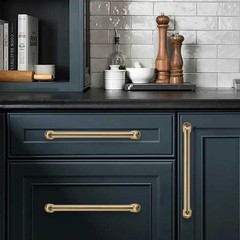 10 Pack Heavy Duty Solid Cabinet Pulls – Elegant Champagne Bronze Handle for …