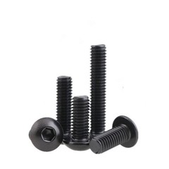 Black 304 Stainless Steel Hex Socket Bolts Button Head Screws M3 M4 M5 M6 M8 M10