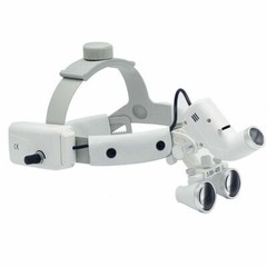 DY-106 3.5X Surgical Loupes Headband & 5W ENT Headlight Headlamp White USA