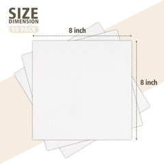 , 50 Pack 8×8 Corrugated Cardboard Sheets Cardboard Inserts Flat Cardboard La…