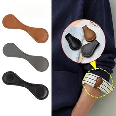 Magnetic Trouser Clips PU Leather Shirts Sleeve Clips Quick Release Clamps