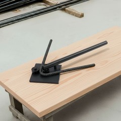 Rebar Bender Manual Rebar Bending Tool 13*11cm Rebar Bender Tool with 6* Dies US