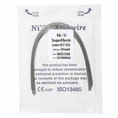 10Packs Alambres de arco rectangular Niti superelásticos de ortodoncia dental