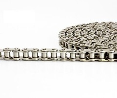 Jeremywell #40NP Nickel Plated Roller Chain 10 Feet with 2 Connecting Links