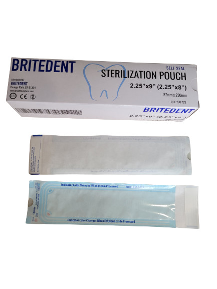 Self Seal Sterilization Pouches – Autoclave Sterilizer Bags 2.25 x 9 Tattoo