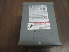 Square D 3R Transformer 750SV46F 0.750kVA Pri: 120/240V Sec: 16/32V 1Ph 60Hz