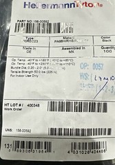 Pack of 100 CABLE TIE EDGE CLIP 50LB 7.9″ 156-00592 New Sealed