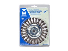 6″ Inch Knot Wire Wheel Brush for Angle Grinder 5/8-11″ Arbor – PACK OF 4