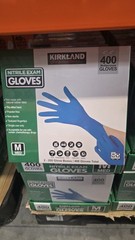Kirkland Signature. Nitrile Exam Gloves, Medium. 400 Count